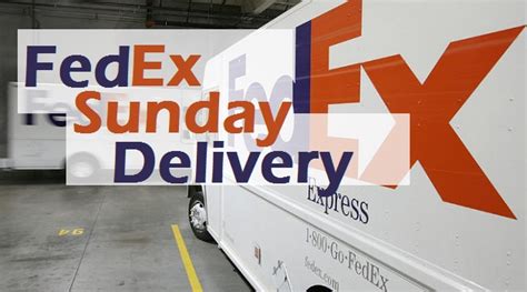 does fedex deliver on sundays|fedex overnight delivery on sunday.